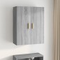 Armadietto Pensile a Parete Grigio Sonoma 69,5x34x90 cm Armadietto Pensile a Parete Grigio Sonoma 69,5x34x90 cm