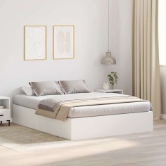 vidaXL Struttura Letto Contenitore Bianca 150x200 cm