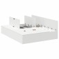 vidaXL Struttura Letto Contenitore Bianca 150x200 cm vidaXL Struttura Letto Contenitore Bianca 150x200 cm