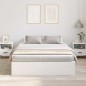 vidaXL Struttura Letto Contenitore Bianca 150x200 cm vidaXL Struttura Letto Contenitore Bianca 150x200 cm
