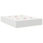 vidaXL Struttura Letto Contenitore Bianca 150x200 cm vidaXL Struttura Letto Contenitore Bianca 150x200 cm