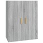 Armadietto Pensile a Parete Grigio Sonoma 69,5x34x90 cm Armadietto Pensile a Parete Grigio Sonoma 69,5x34x90 cm
