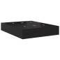 vidaXL Letto contenitore in rovere nero 150x200 cm vidaXL Letto contenitore in rovere nero 150x200 cm