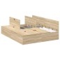 vidaXL Struttura Letto Storage Rovere Sonoma 150x200 cm vidaXL Struttura Letto Storage Rovere Sonoma 150x200 cm