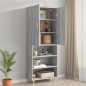 Armadietto Pensile a Parete Grigio Sonoma 69,5x34x90 cm Armadietto Pensile a Parete Grigio Sonoma 69,5x34x90 cm