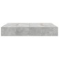 vidaXL Letto con contenitore grigio cemento 150x200 cm vidaXL Letto con contenitore grigio cemento 150x200 cm