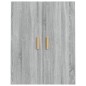 Armadietto Pensile a Parete Grigio Sonoma 69,5x34x90 cm Armadietto Pensile a Parete Grigio Sonoma 69,5x34x90 cm