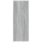 Armadietto Pensile a Parete Grigio Sonoma 69,5x34x90 cm Armadietto Pensile a Parete Grigio Sonoma 69,5x34x90 cm