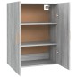 Armadietto Pensile a Parete Grigio Sonoma 69,5x34x90 cm Armadietto Pensile a Parete Grigio Sonoma 69,5x34x90 cm