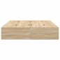 vidaXL Struttura Letto Contenitore Rovere Sonoma 160x200 cm vidaXL Struttura Letto Contenitore Rovere Sonoma 160x200 cm