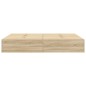vidaXL Struttura Letto Contenitore Rovere Sonoma 160x200 cm vidaXL Struttura Letto Contenitore Rovere Sonoma 160x200 cm