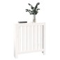 Copertura Termosifone Bianca 79,5x19x84 cm Legno Massello Pino Copertura Termosifone Bianca 79,5x19x84 cm Legno Massello Pino
