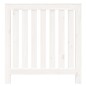 Copertura Termosifone Bianca 79,5x19x84 cm Legno Massello Pino Copertura Termosifone Bianca 79,5x19x84 cm Legno Massello Pino