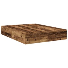 vidaXL Letto con contenitore in legno riciclato 160x200 cm