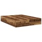 vidaXL Letto con contenitore in legno riciclato 160x200 cm