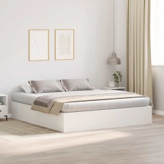 vidaXL Struttura Letto con archiviazione Bianco 180 x 200 cm Legno