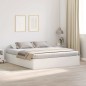 vidaXL Struttura Letto con archiviazione Bianco 180 x 200 cm Legno