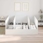 vidaXL Struttura Letto con archiviazione Bianco 180 x 200 cm Legno