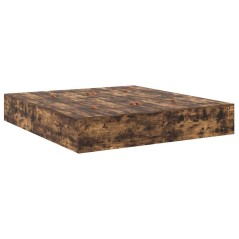 vidaXL Letto con contenitore in rovere affumicato 180x200 cm