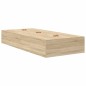 vidaXL Rete Letto Storage Rovere Sonoma 75 x 190 cm in Legno Ingegnerizzato