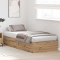 vidaXL Letto Storage in Rovere Artisan 75x190 cm vidaXL Letto Storage in Rovere Artisan 75x190 cm