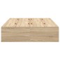 vidaXL Letto contenitore Rovere Sonoma 120 x 190 cm vidaXL Letto contenitore Rovere Sonoma 120 x 190 cm