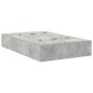 vidaXL Letto con contenitore grigio cemento 120x190 cm vidaXL Letto con contenitore grigio cemento 120x190 cm