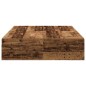 vidaXL Struttura letto con contenitore vitaXL in legno antico 120x190 cm