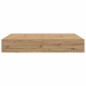 vidaXL Letto in legno di quercia 140x190 cm