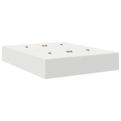 vidaXL Struttura letto storage bianca 135 x 190 cm