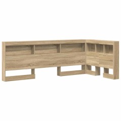 vidaXL Testata contenitore rovere sonoma 80 cm Legno multistrato