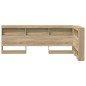 vidaXL Testata contenitore rovere sonoma 80 cm Legno multistrato vidaXL Testata contenitore rovere sonoma 80 cm Legno multistrato
