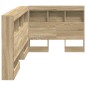 vidaXL Testata contenitore rovere sonoma 80 cm Legno multistrato vidaXL Testata contenitore rovere sonoma 80 cm Legno multistrato