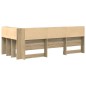 vidaXL Testata contenitore rovere sonoma 80 cm Legno multistrato vidaXL Testata contenitore rovere sonoma 80 cm Legno multistrato