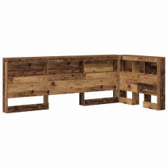 vidaXL Testata contenitore Legno vecchio 80 cm Melamina