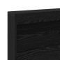 vidaXL Testata contenitore con lo scaffale con testiera Rovere nero 90 cm Melamina vidaXL Testata contenitore con lo scaffale con testiera Rovere nero 90 cm Melamina