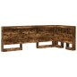 vidaXL Testata contenitore Rovere fumo 100 cm Legno multistrato vidaXL Testata contenitore Rovere fumo 100 cm Legno multistrato