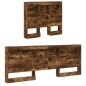 vidaXL Testata contenitore Rovere fumo 100 cm Legno multistrato vidaXL Testata contenitore Rovere fumo 100 cm Legno multistrato