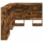 vidaXL Testata contenitore Rovere fumo 100 cm Legno multistrato vidaXL Testata contenitore Rovere fumo 100 cm Legno multistrato
