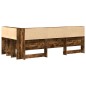 vidaXL Testata contenitore Rovere fumo 100 cm Legno multistrato vidaXL Testata contenitore Rovere fumo 100 cm Legno multistrato
