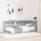 vidaXL Testata contenitore Grigio sonoma 100 cm Legno multistrato vidaXL Testata contenitore Grigio sonoma 100 cm Legno multistrato