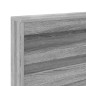 vidaXL Testata contenitore Grigio sonoma 100 cm Legno multistrato vidaXL Testata contenitore Grigio sonoma 100 cm Legno multistrato