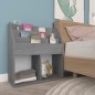 Portariviste per Bambini Grigio Cemento 71x30x78,5cm Truciolato