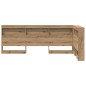 vidaXL Testata contenitore rovere artigianale 100 cm Legno multistrato vidaXL Testata contenitore rovere artigianale 100 cm Legno multistrato