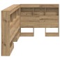 vidaXL Testata contenitore rovere artigianale 100 cm Legno multistrato vidaXL Testata contenitore rovere artigianale 100 cm Legno multistrato