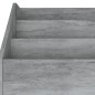 Portariviste per Bambini Grigio Cemento 71x30x78,5cm Truciolato