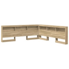 vidaXL Testata contenitore rovere sonoma 200 cm Legno multistrato