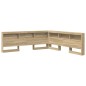 vidaXL Testata contenitore rovere sonoma 200 cm Legno multistrato vidaXL Testata contenitore rovere sonoma 200 cm Legno multistrato