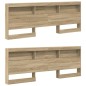 vidaXL Testata contenitore rovere sonoma 200 cm Legno multistrato vidaXL Testata contenitore rovere sonoma 200 cm Legno multistrato