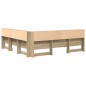 vidaXL Testata contenitore rovere sonoma 200 cm Legno multistrato vidaXL Testata contenitore rovere sonoma 200 cm Legno multistrato